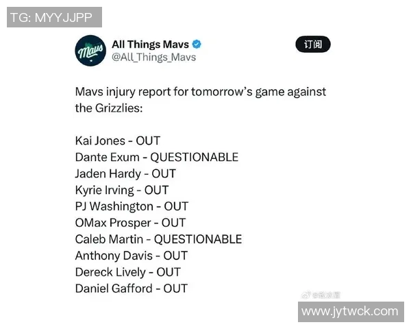 浓眉因伤缺席独行侠对灰熊比赛连续缺阵已达四场